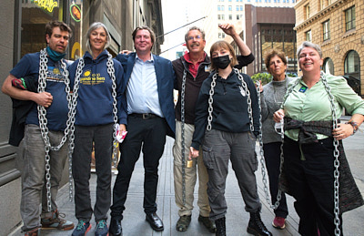 Climate Activists Occupy Wells Fargo Global Headquarters:April 25, 2022